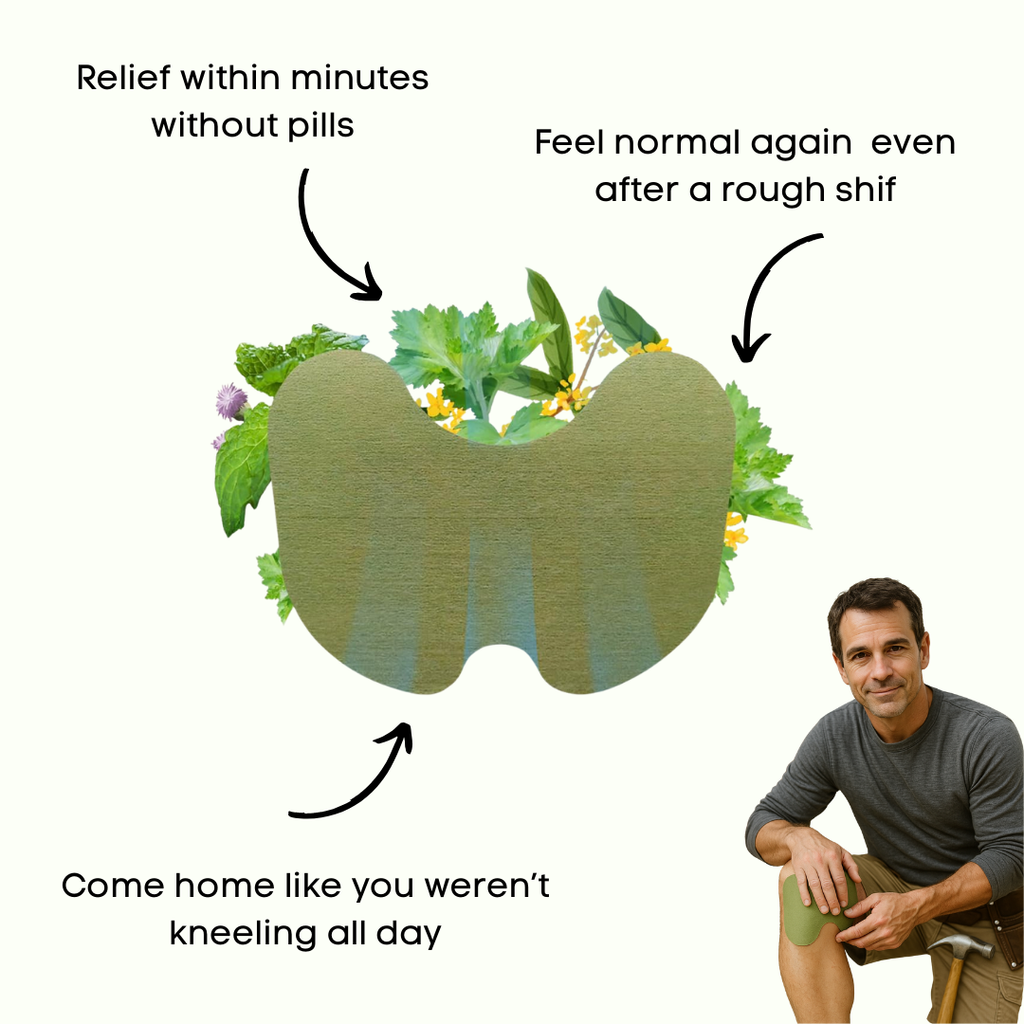 NiaPads™  Knee Relief for Working Men