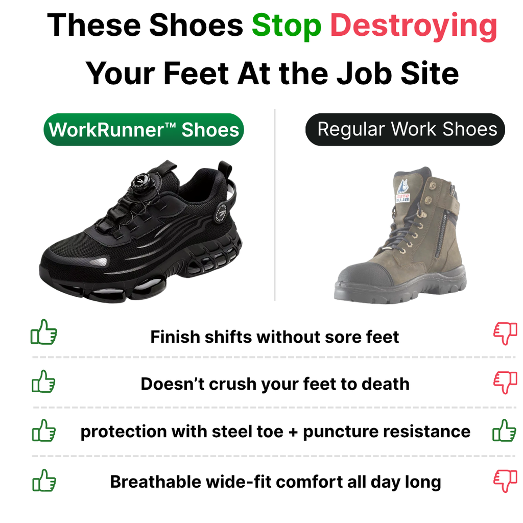 WorkRunner™ Supportive Safety Shoes
