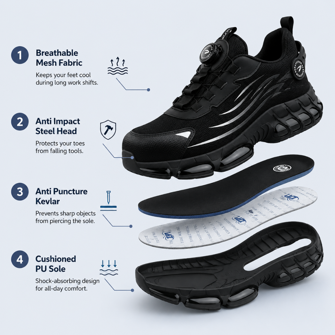 WorkRunner™ Supportive Safety Shoes